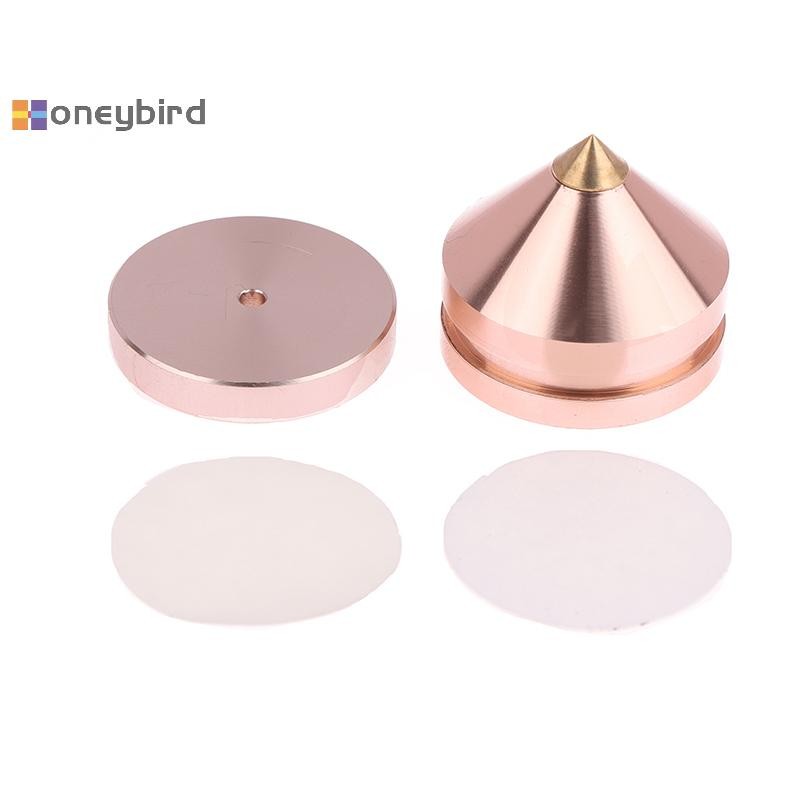 Honeybird 1 ชุดลําโพงลําโพง Spikes ขาตั้งฟุตลําโพงเสียงอะไหล่ซ่อม Turntable Stand โช้คอัพ Pin Nails และ Pads Nice