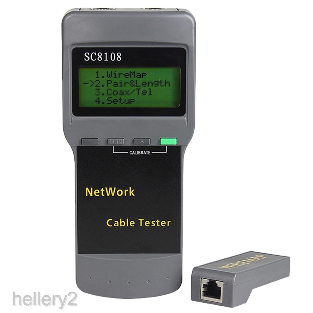 5e 6E RJ45 เครือข่าย LAN ความยาวเครื่องทดสอบสายเคเบิลเครื่องมือมิเตอร์