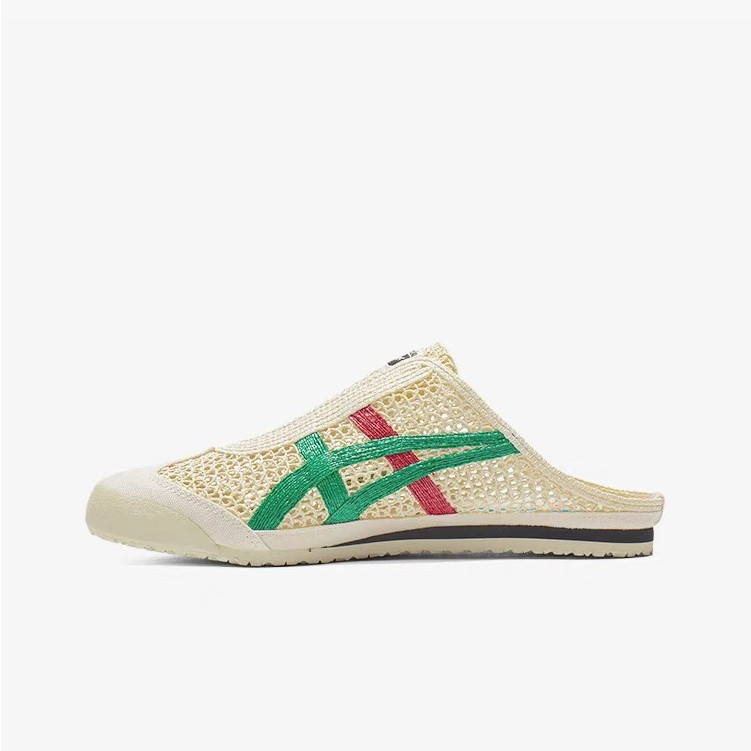 Onitsuka Mexico 66 SABOT ฤดูใบไม้ผลิฤดูร้อนรองเท้าแตะรองเท้าแตะผู้ชายผู้หญิง 1183C123-103