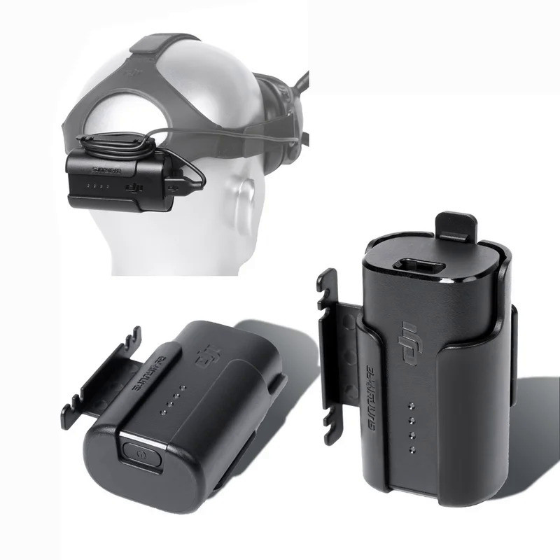 Battery Case Storage Dust Pad FPV Goggles V2 Battery Back clip Holder Bag for DJI FPV Goggles V2/Ava