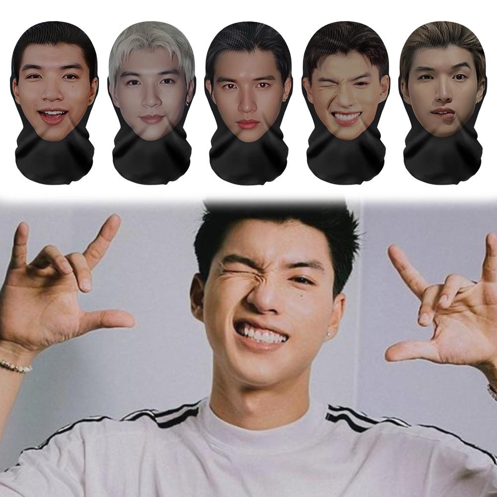 Balaclava Washable พิมพ์ลาย Star Headgear Hi U Thhai Hieuthuhai 3D พิมพ์หน้ากาก