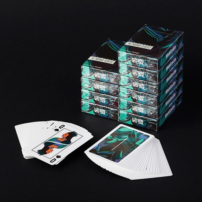Bdw 54 การ์ดกระดาษความบันเทิงเล่นไพ่เกมกระดานรูปแบบคลาสสิกดาดฟ้าการ์ดมืออาชีพดาดฟ้าของการ์ด