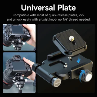Ulanzi UKA08 Foldable Quick Release Kit เพลทปลดเร็ว Arca-Swiss Tripod Plate สำหรับ DSLR Mirrorless