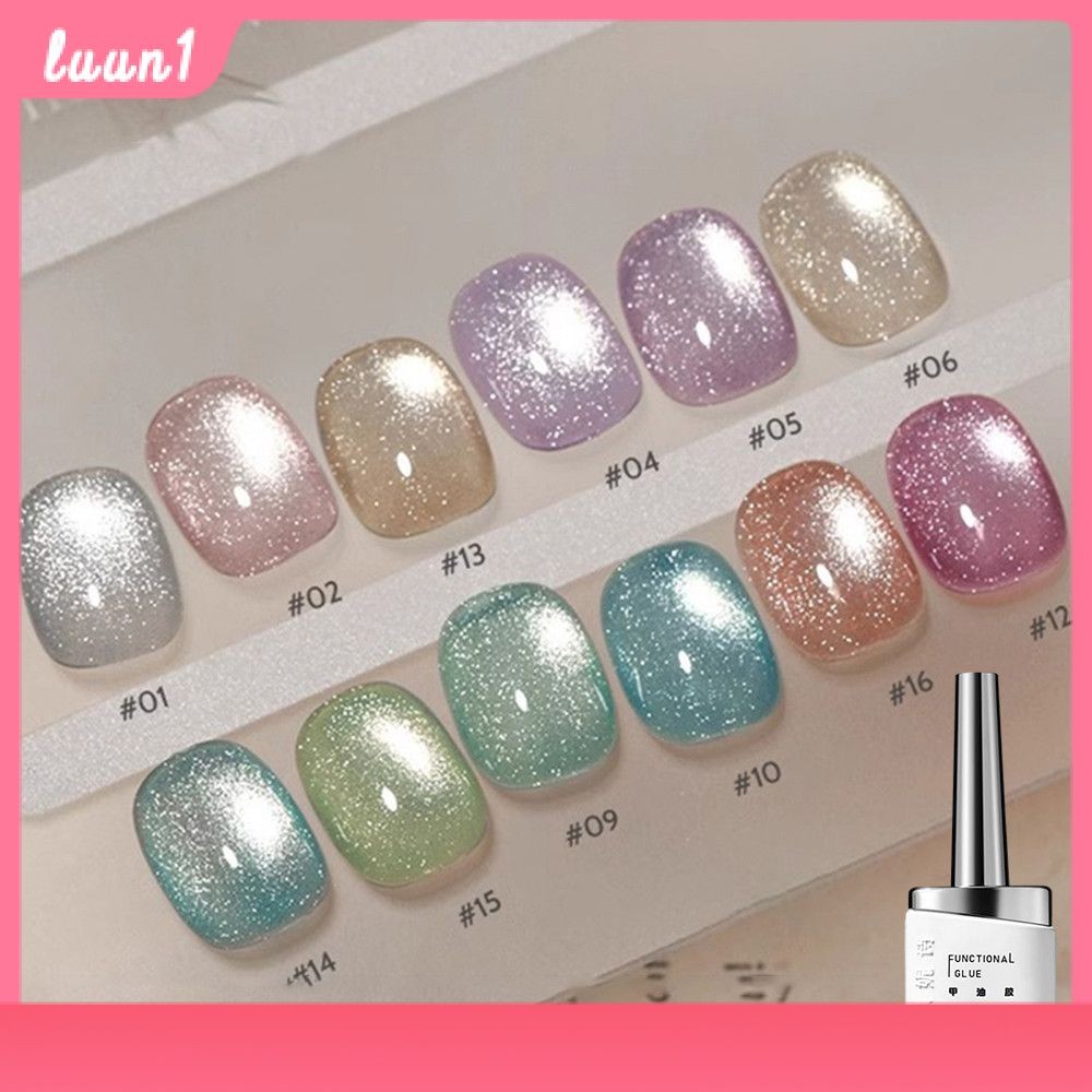 Annies Nail Polish Uv Gel Cats Eye Nail Polish 2024 New Style Flashing Ice Crystal Cats Eye Nail Sal