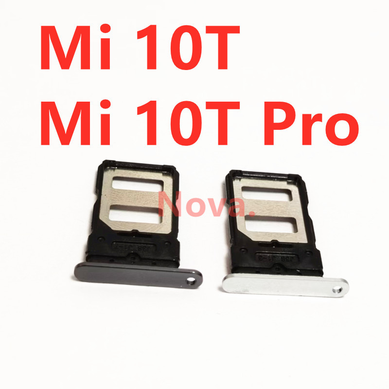 ถาดซิมการ์ดสําหรับ Xiaomi Mi 10T Pro Simtray Slot Holder Mobile Phone Part