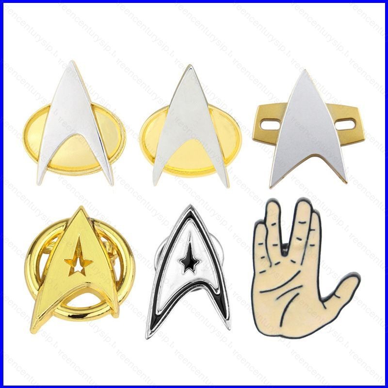 Gp1 Star Trek Communicator Badge คอสเพลย์เข็มกลัดโลหะผสม Pin กระเป๋า Pendent ภาพยนตร์แฟชั่นอุปกรณ์เส