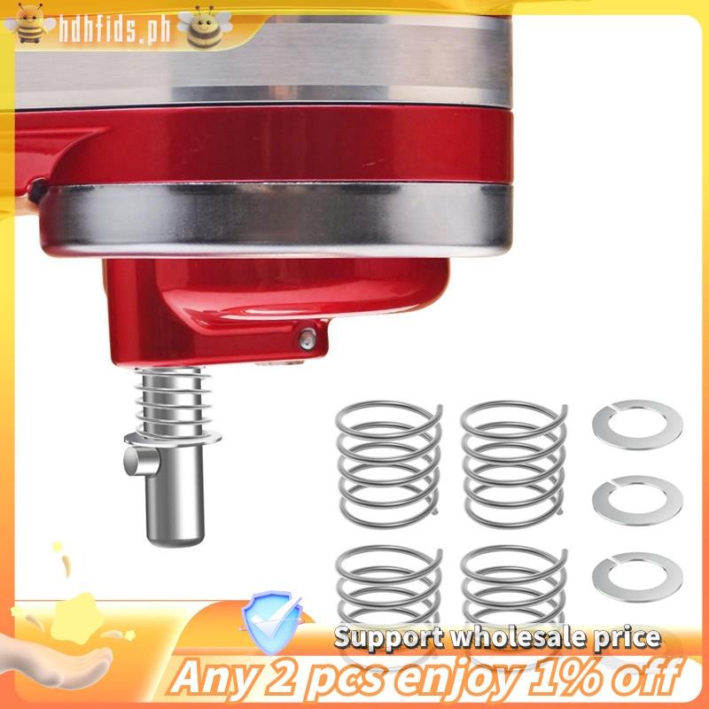 -4 ชิ้นฤดูใบไม้ผลิและเครื่องซักผ้า Silver Quick ติดตั้ง Accessorie สําหรับ KitchenAid Mixer 3.5 Quar