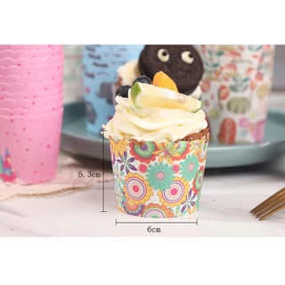 [ถูกที่สุด! ]พร้อมส่ง ถ้วยคัพเค้กปาเนทโทนไซส์ใหญ่ ก้น6cm อบ นึ่งได้