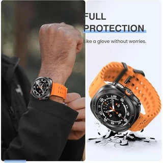 สําหรับ Samsung Galaxy Watch 8Ultra 47 มม.PC Hollow Case Protector นาฬิกา 7Ultra 47 มม.กรอบ Drop ทนป้องกันกรณีกันชน