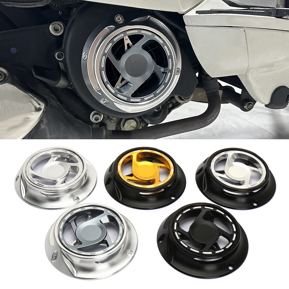 เหมาะสําหรับ เวสป้า เวสป้า ฤดูใบไม้ผลิ วิ่ง 150 ดัดแปลงเครื่องยนต์พัดลมฝาครอบระบายความร้อนอลูมิเนียมฝาครอบพัดลม