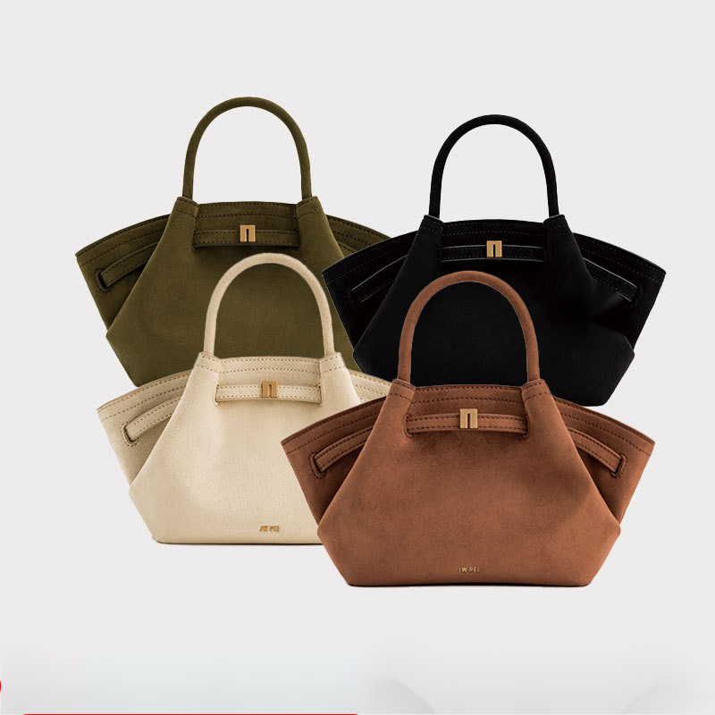 JW PEI Small Dumpling Bag Suede Hana High-End Sense Shoulder Bag Tote Bag