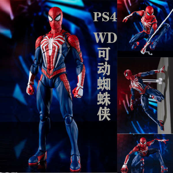 wolverine deadpool mask WD Spider-Man Upgrade Suit PS4 Game Edition Spider Joint Hands-on Ornament M