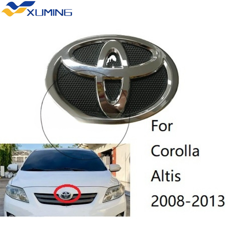 XM คุณภาพโลโก้กระจังหน้าสําหรับTOYOTA Corolla Altis 2008 2009 2010 2011 2012 2013