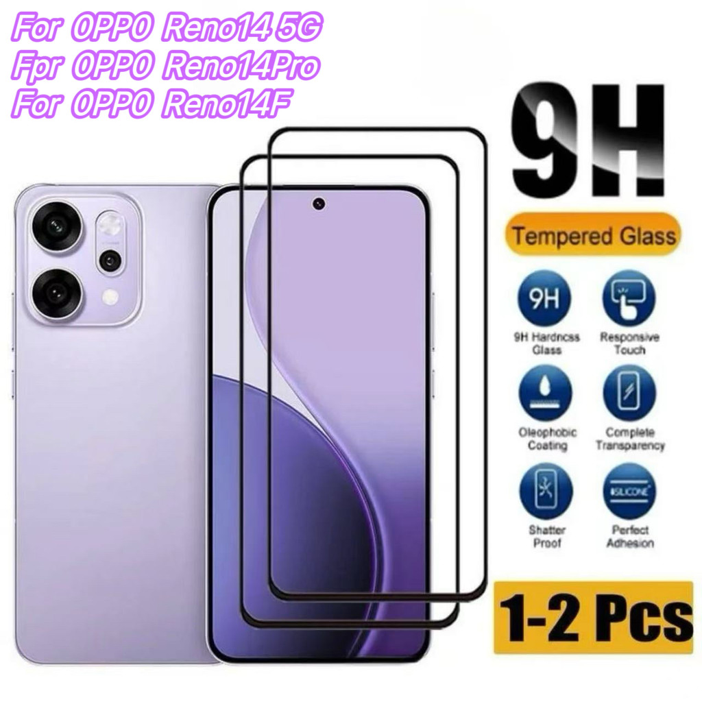 ตรงรุ่นReno14 มาใหม่ ฟิล์มเต็มจอ For OPPO Reno14 5G Reno14Pro Reno14F ฟิล์มกันกระแทก ฟิล์มกันรอย ฟิล