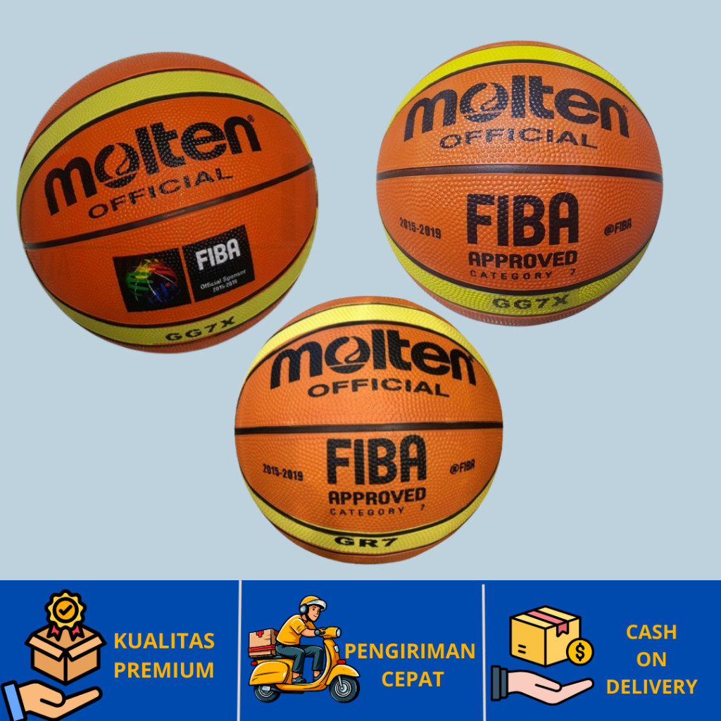 MOLTEN GG7X PERBASI IBL RUBBER BASKETBALL / MOLTEN GG7X