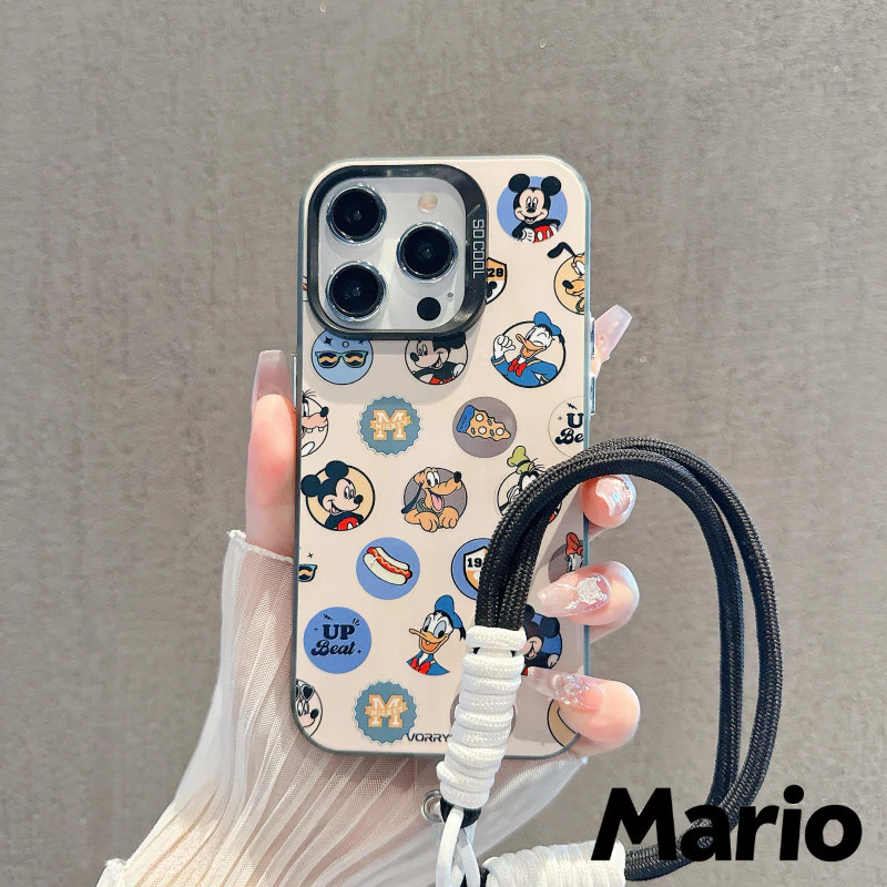 Mario เคสไอโฟน11 12 13 14 15 16 Pro Max Matte Cartoon การ์ตูน hard Case For iPhone 7 8 16 15 PLUS X/XS XR XSMAX