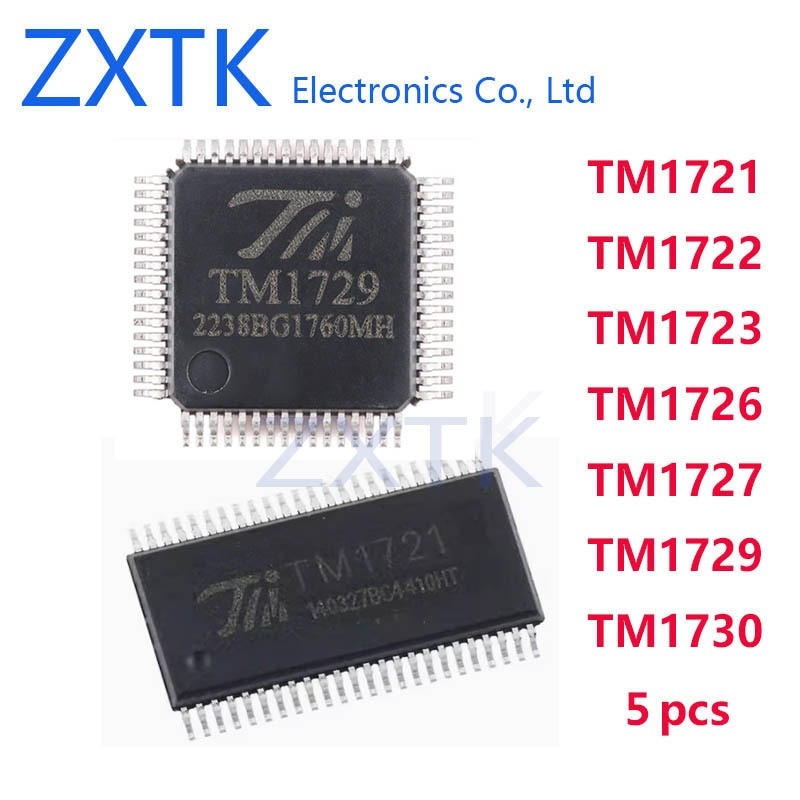 ใหม่ CHIP 5 ชิ้น/ล็อต LCD driver ชิป TM1721 1722 1723 1726 1727 1729 1730 SOP24 SOP28 SOP32 SSOP48 L