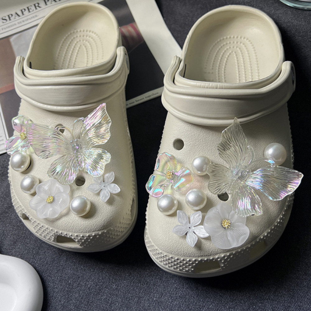 ชุดอุปกรณ์เสริม.Cross Jibz รองเท้า charm และปุ่มตกแต่ง 15 ชิ้น/set สำหรับ DIY