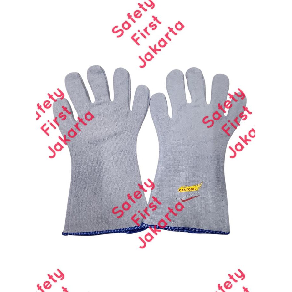 ต้นฉบับ CASTONG ยี่ห้อ 250C & SHARP OBJECT ถุงมือต้านทานความร้อน