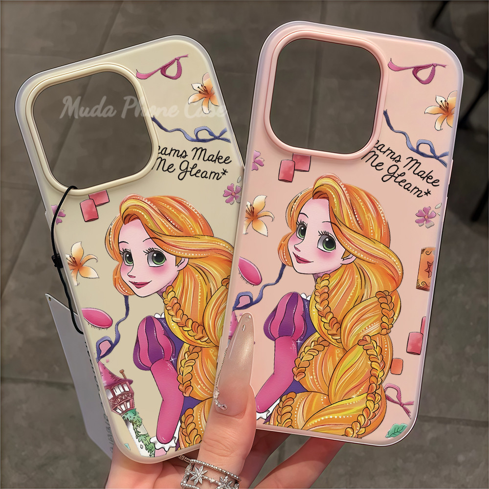 เจ้าหญิง ความงาม เสน่ห์ การเจาะสีเคสสำหรับไอโฟน กันกระแทก case for iPhone11 13promax 15plus 16 14 13