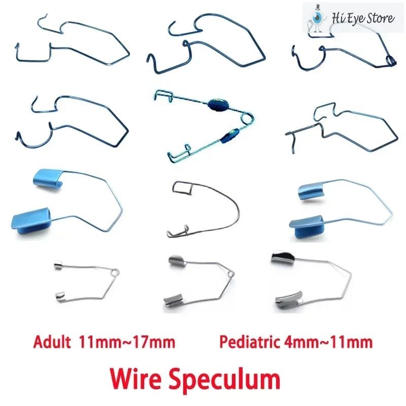 Speculum Pediatric Wire Speculum Kratz-Barraquer Nagahara Grandon Slade Barraquer Femto LASIK Speculum