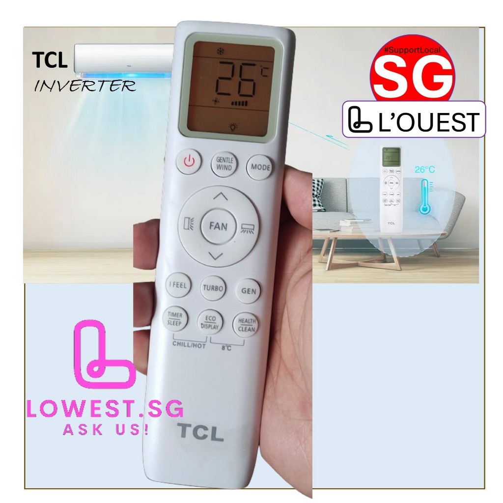 TCL รีโมทแอร์ (ใหม่มีประกัน)