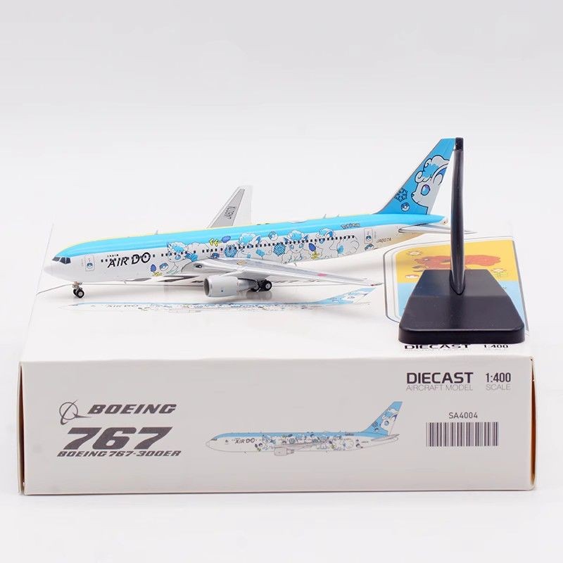 1: 400 JC Wings Alloy Airliner รุ่น Hokkaido Airlines B767-300ER JA607A