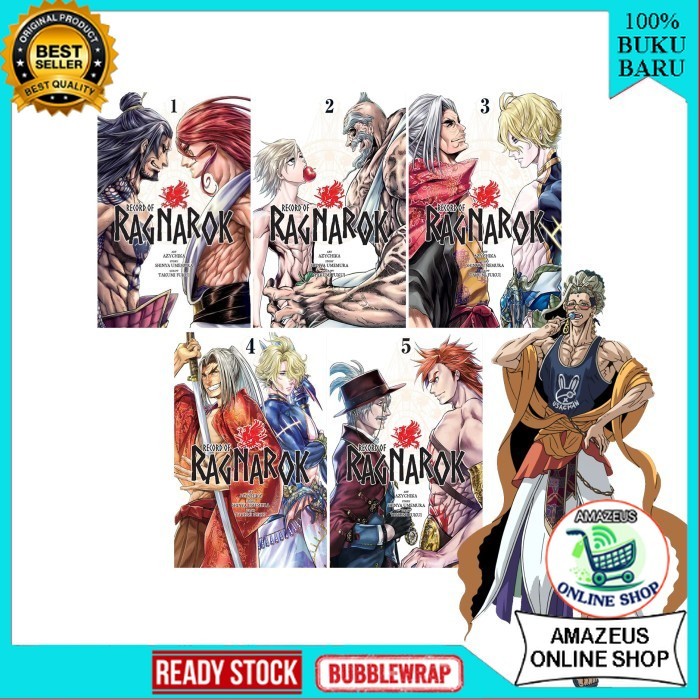 การ์ตูนในการเดินทาง Record of Ragnarok (ภาษาอังกฤษ) - AmazeusOnlineShop