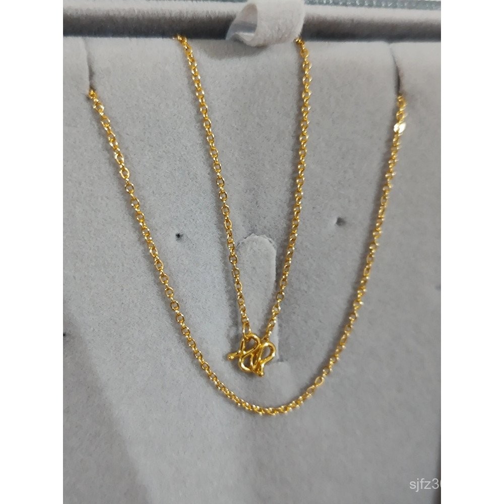 สร้อยคอมากกว้างแบบคล้องคอ สไตล์เรียบหรู พร้อมสายโซ่สแตนเลส สวมใส่ง่าย ขนาดยูนิเวอร์แซล TQA1