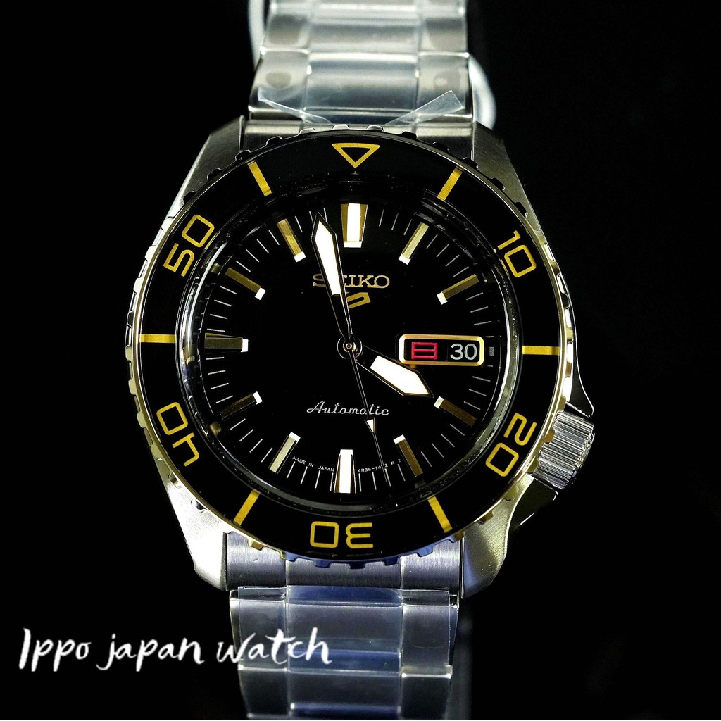 JDM WATCH ★Seiko New Mens 5Sport Skx Series SBSA261/SRPK99K1 4R36 Stainless Steel Curve Hardlex 《Y》
