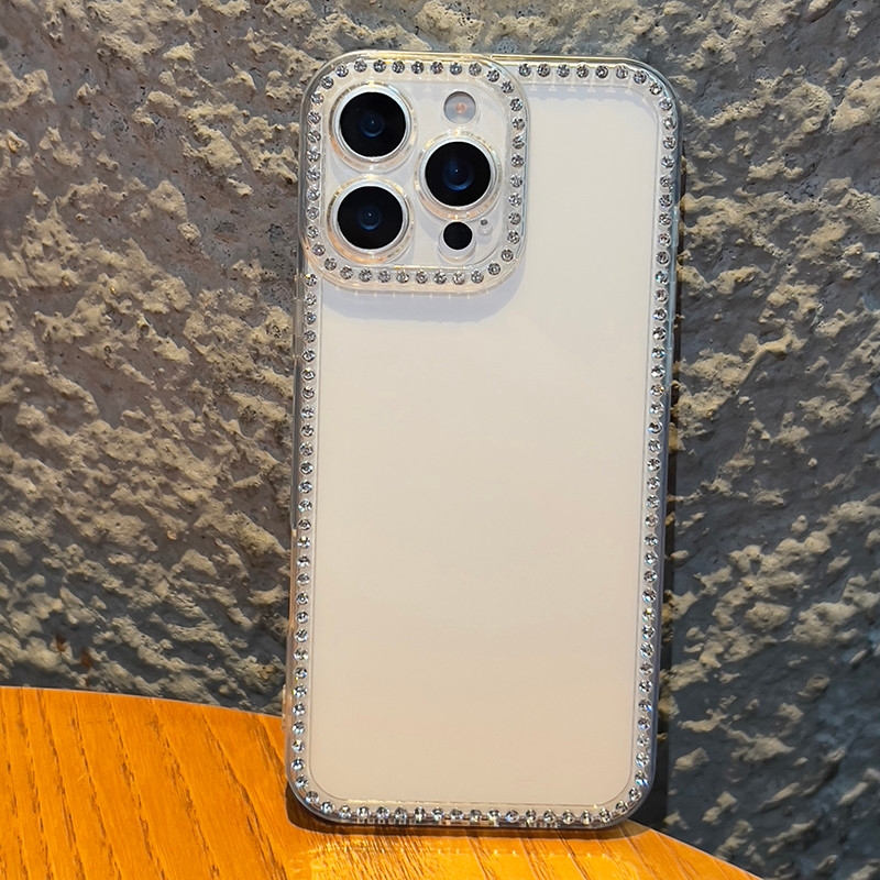 กรอบเพชร Glitter หรูกรอบโทรศัพท์โปร่งใสสำหรับ OPPO Reno 14 13 13F 12 12F 11F 8 8Z 7 7Z 5 5K 5F Pro Lite 4G 5G 2025 - รูปที่ 2