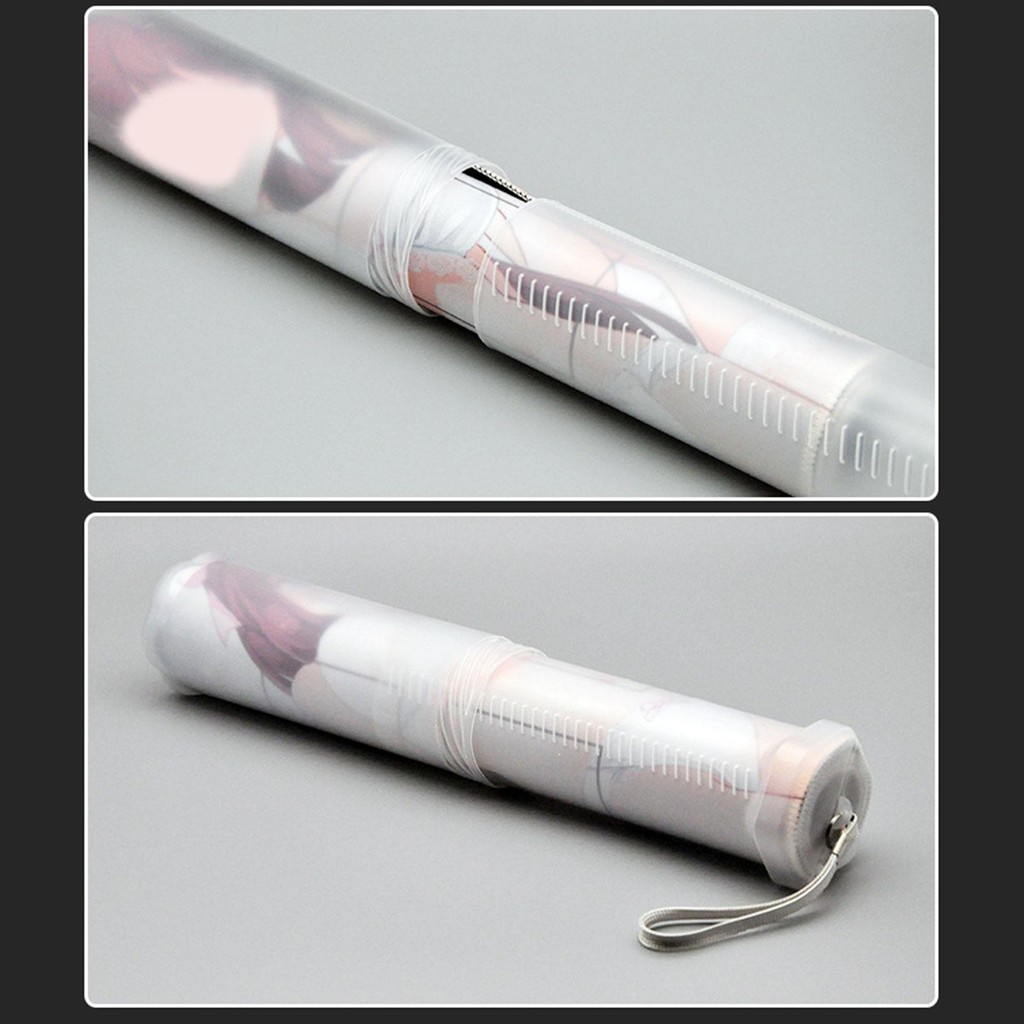 [svzfjuv] Playmat คอนเทนเนอร์ Playmat Tube Carry Case Retractable สําหรับการ์ดเกมคอนเทนเนอร์ป้องกัน Play Mat Clear Tubes