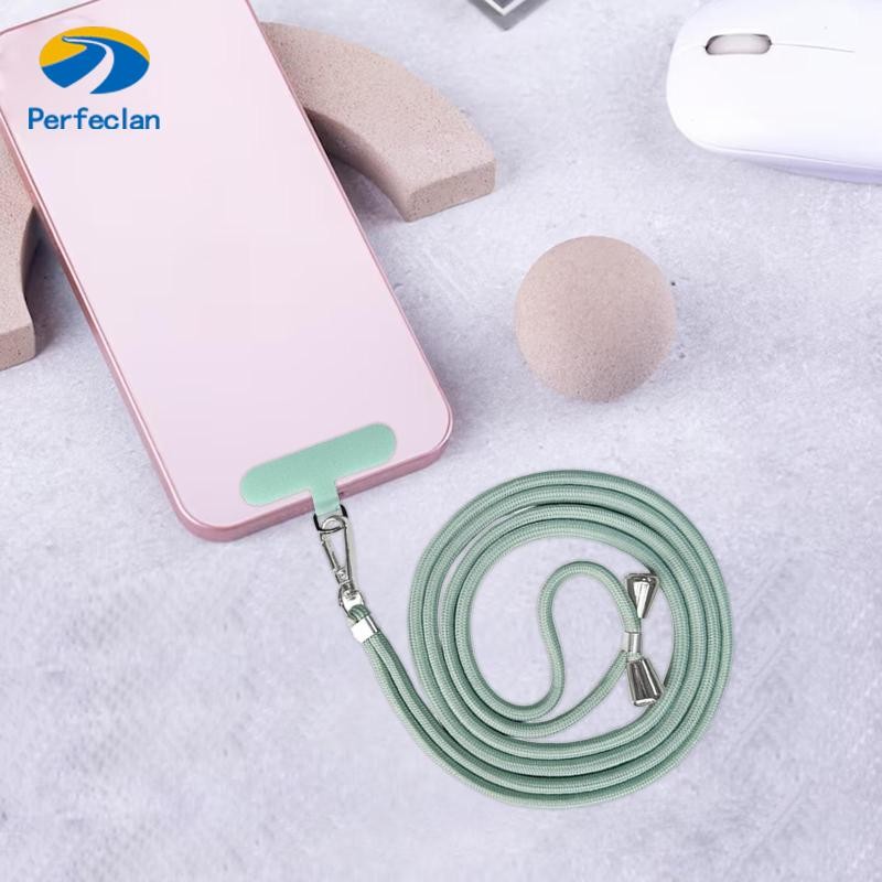 [Perfeclan] 2xPhone Lanyard Phone Strap Crossbody Universal Tether Tab System สายคล้องคอโทรศัพท์สําห
