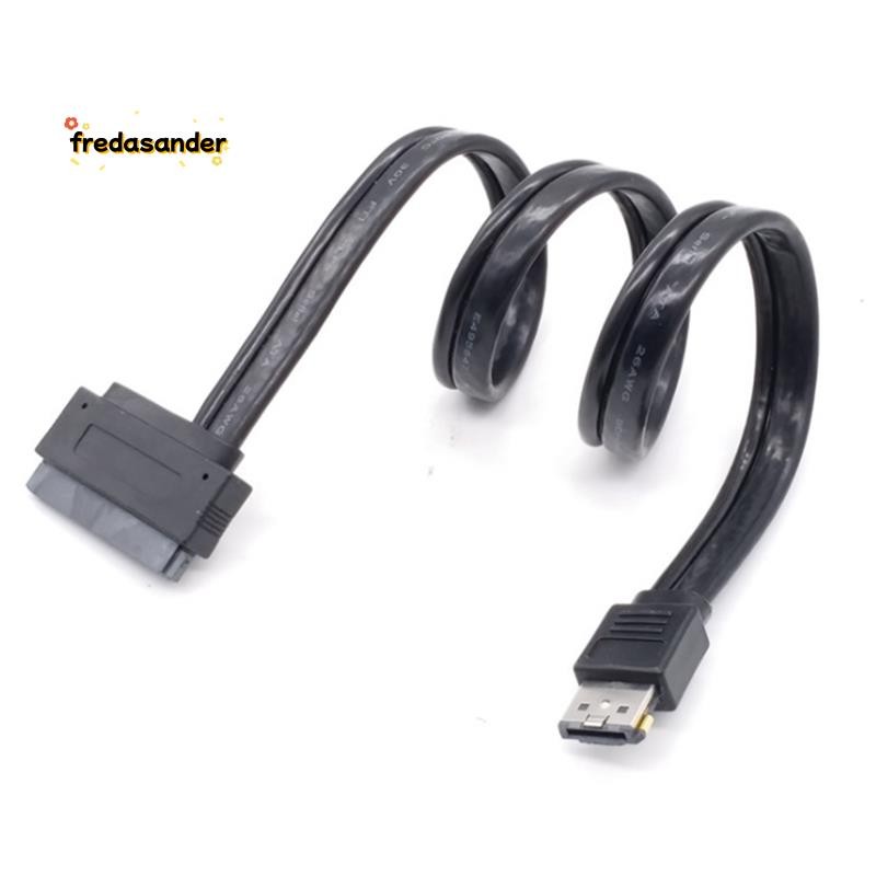 7 +15Pin SATA HDD to Power ETA อะแดปเตอร์ Esata USB 2.0 5V 12V Combo ถึง 2.5 นิ้ว 3.5 นิ้ว 22Pin Sat