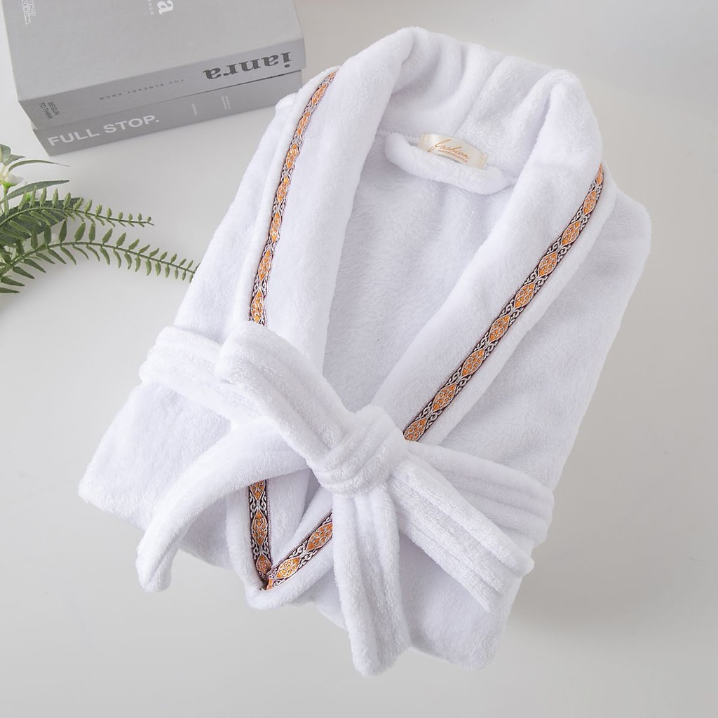 ส่วนลด Flannel ผู้ชายผู้หญิง Nightgown เจ้าหญิงหวานเกาหลีคู่ Yukata นักเรียน Universal