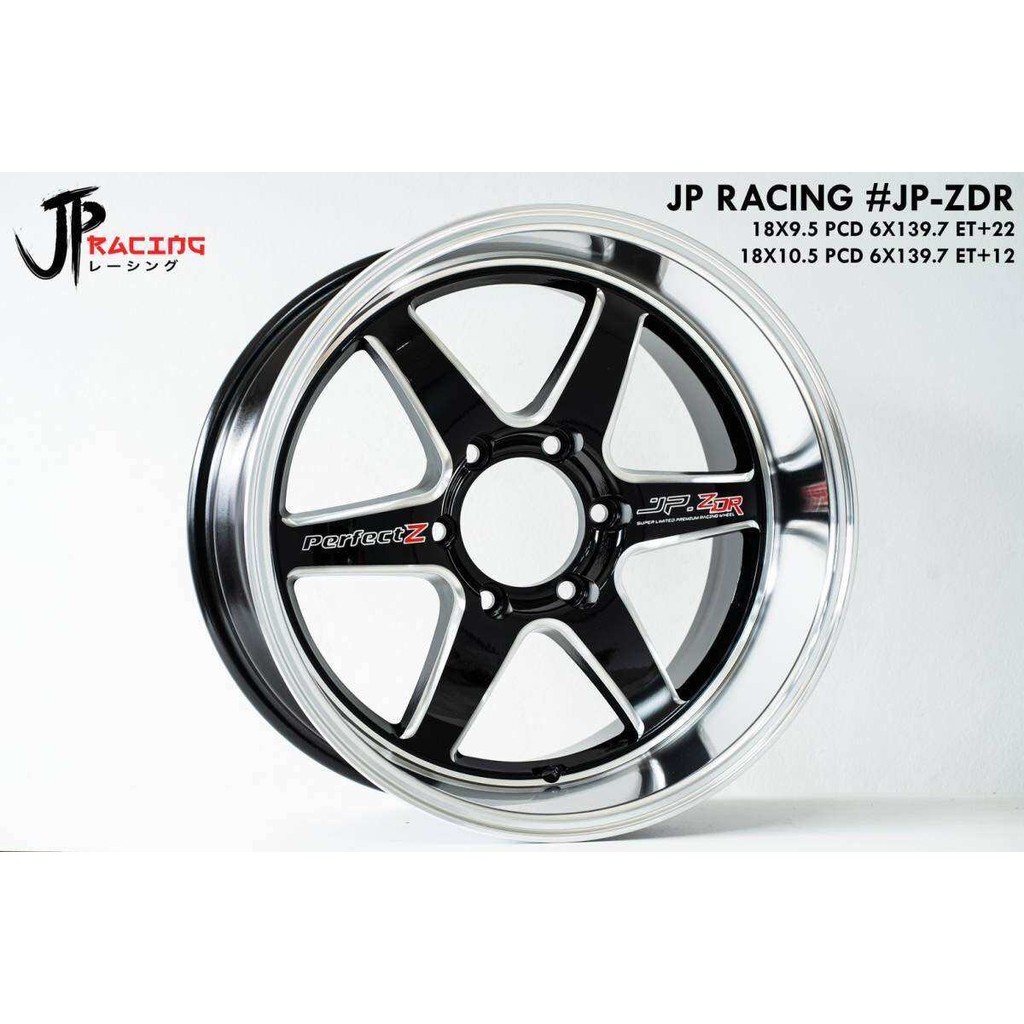ล้อแม็ก ขอบ18 JP RACING JP-ZDR ล้อเบาFlow Forming 6H139.7 🇹🇭ราคา4วง✅แถมจุ๊บลมแท้👍 มีรับประกันนาน 365