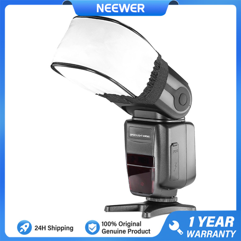 Neewer Universal Soft Mini Flash Bounce Diffuser Cap สําหรับ Canon Nikon Flashes
