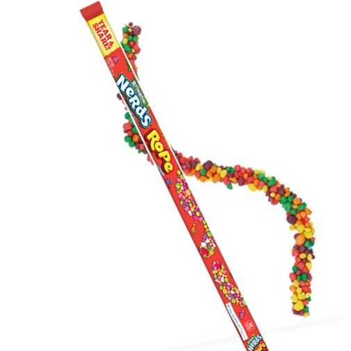 American Wonka Rainbow Granule CANDY ROPE CANDY Sound Beep Chew CANDY NERDS ROPE CANDY