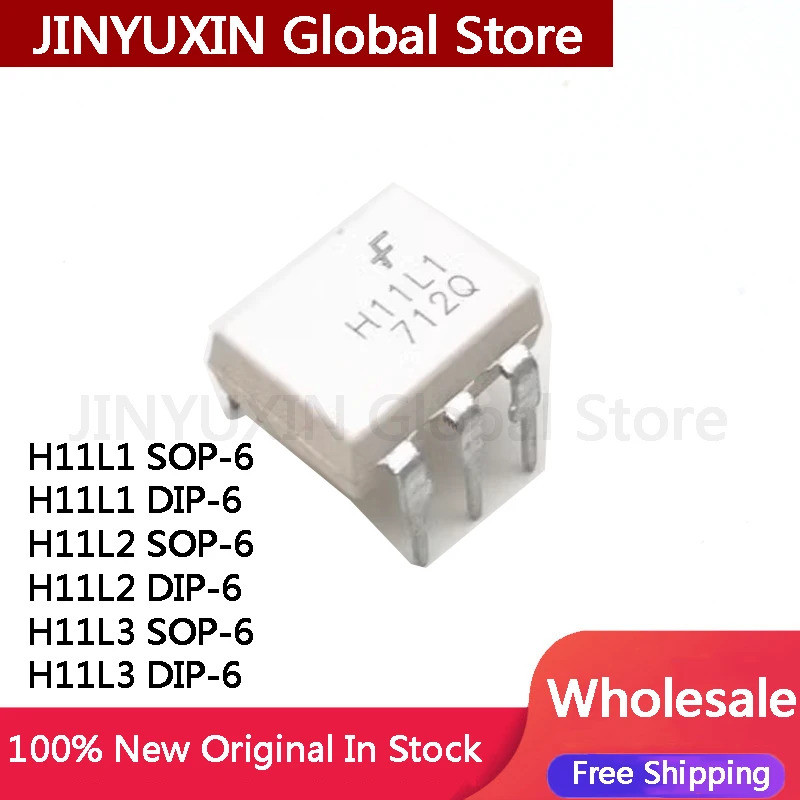 1-5 ชิ้น H11L1 H11L2 H11L3 SOP-6 DIP-6 ชิป IC ในสต็อกขายส่ง