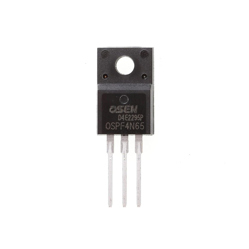 10 ชิ้น 4N65 650V 4A N-Channel MOSFET TO-220F ทรานซิสเตอร์ N9QT