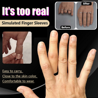 ฝาครอบนิ้วซิลิโคนจําลอง ชุดนิ้วหัวแม่มือจําลอง