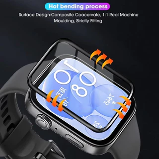 1-3PCS ฟิล์มเซรามิคคุณภาพสูงสําหรับ Huawei Watch Fit 3 4 Pro 5 5pro ป้องกันโค้งฟิล์มเซรามิคบน Fit3 ติดตั้งง่ายอุปกรณ์เสริม