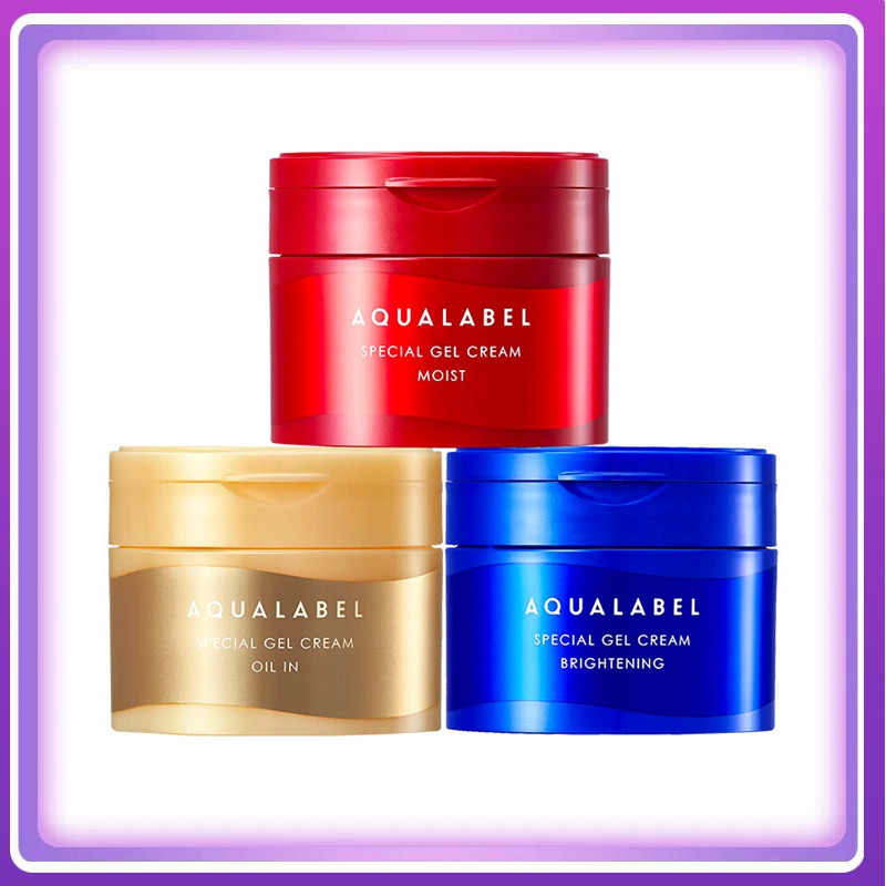 Shiseido Aqualabel Special Gel Cream Oil in / Gel Cream Moist /Special Gel Cream Brightening 90g ให้
