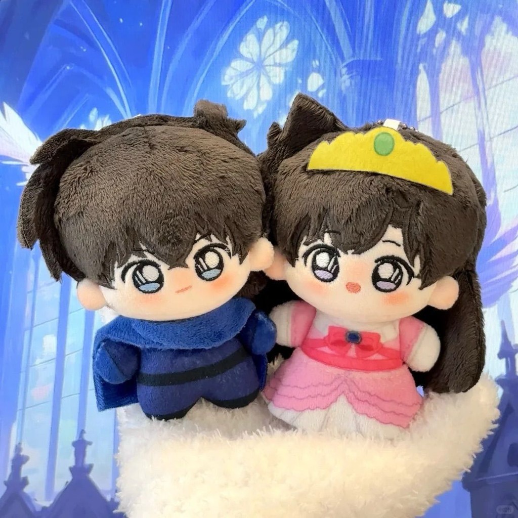 ตุ๊กตาผ้ากํามะหยี่นักสืบโคนัน 10 ซม. – Shinichi Kudo และ Ran Mouri – ตุ๊กตาของเล่นและของขวัญวันเกิด