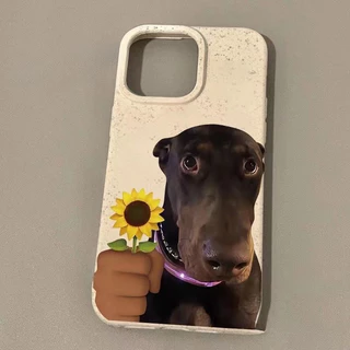 เคสโทรศัพท์มือถือ ForiPhone16 15 14 13 12 11Pro Max X XS XR7 8 14 Plus รูปแบบสุนัขตลก วัสดุ TPU สุนัขตลกประหลาดและน่ารัก