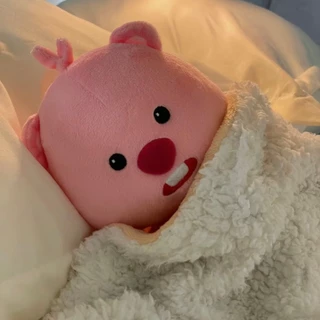 ตุ๊กตาหมีลูปี้ Loopy น่ารัก ชุดดอกไม้ ใส่หัวได้ ของขวัญวันเกิด สาวๆ ฟินแน่นอน! 25CM
