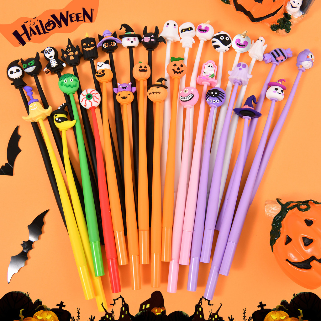 1ชิ้นฮาโลวีนแกว่งปากกาน่ารักแกว่งปากกานักเรียนรางวัลเครื่องเขียนขายส่ง