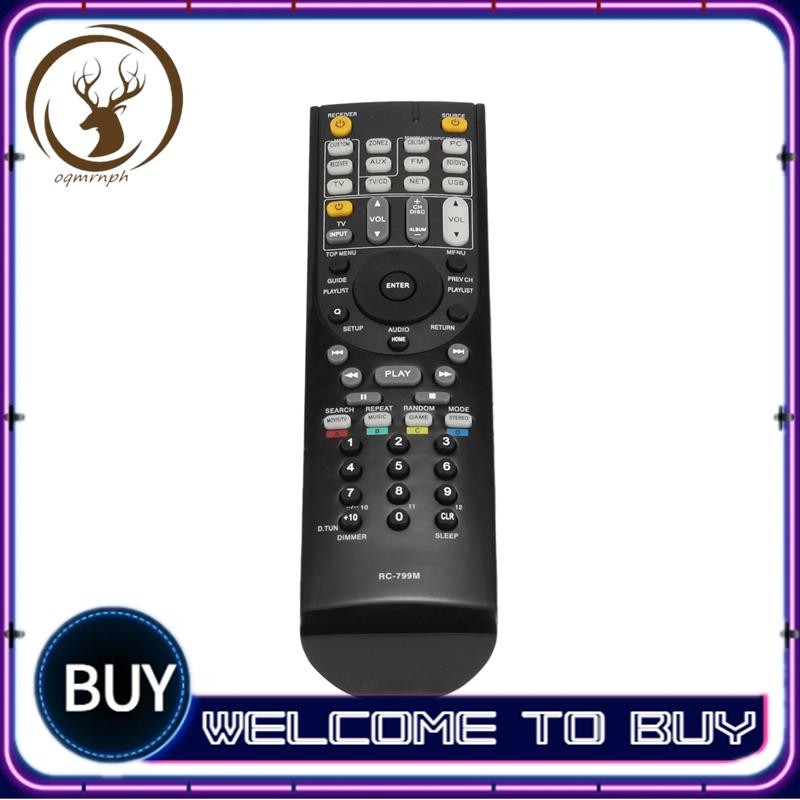 รีโมทคอนโทรลสําหรับ Onkyo RC-799M HT-R391 HT-R558 HT-R590 HT-R591 HT-S5500 RC-834M RC-737M RC-812M R