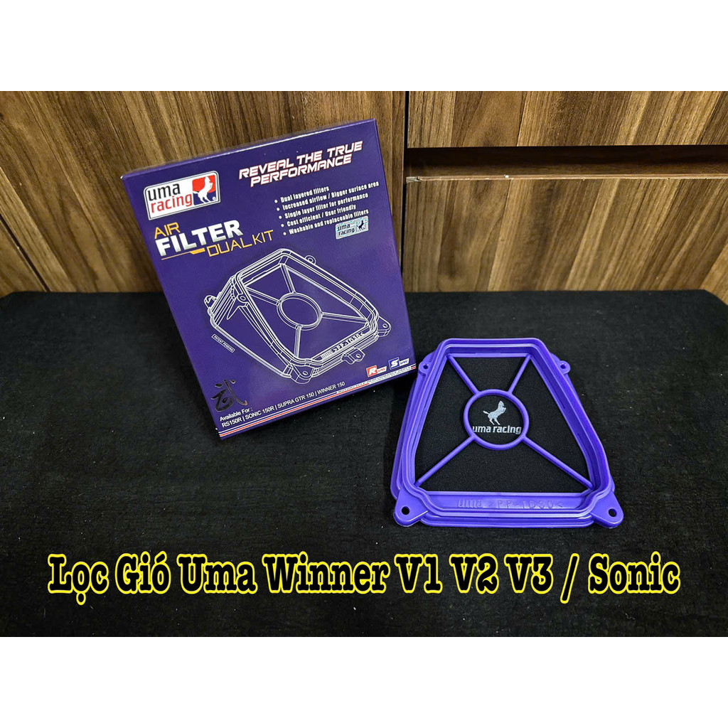 กรองอากาศ Uma สําหรับ Winner / Sonic ของแท้ Uma Racing =====
