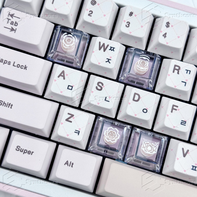 Valorant Fearless Covenant Cherry Profile Keycaps 4-Key DIY keycaps